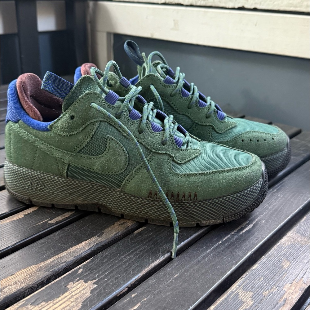 Nike Olive and Navy Sneakers